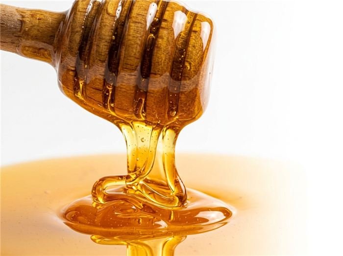 Miel natural usada para endulzar las barritas de gelatina Hinuki sin azúcares añadidos